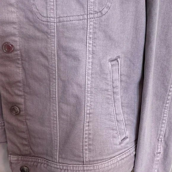 Lauren Ralph Lauren Lavender Denim Jacket NWT - Picture 3 of 11